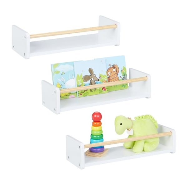 Hyllväggar för barn, 3-pack
