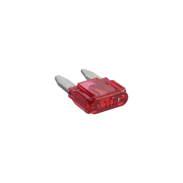 Teräsulakkeet mini 10A punainen
