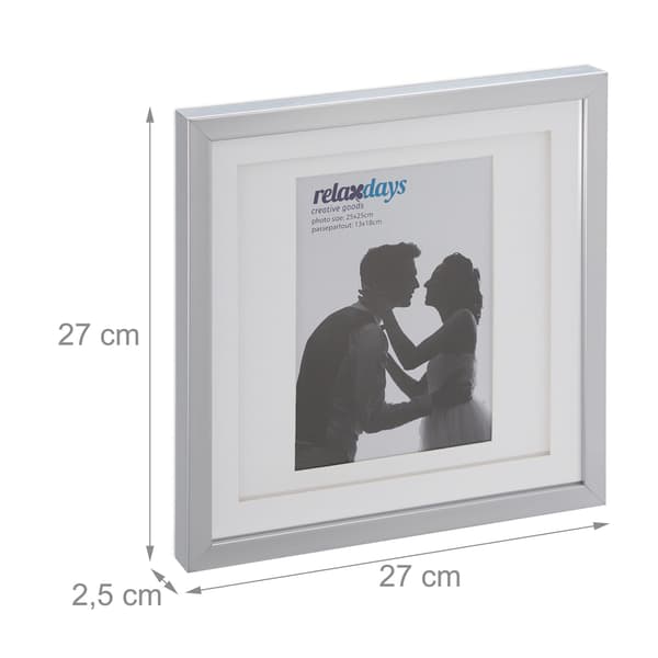 Tavelram 25x25 cm Set om 2