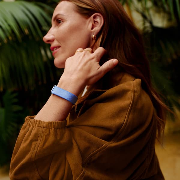 Fitnesstracker med sundhedscoach, lavendel, Android iOS