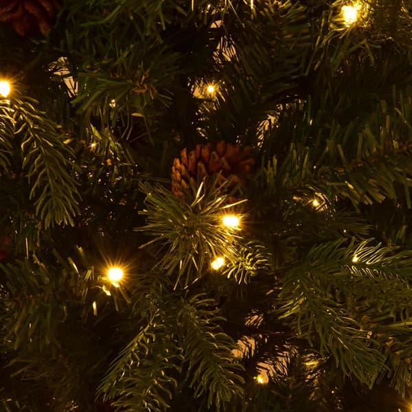 Tekokuusi LED-valoilla, 210 cm, Vihreä