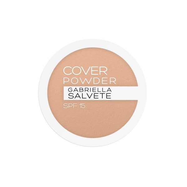 Gabriella Salvete - Cover Powder 03 Natural SPF15 - For Women, 9 g