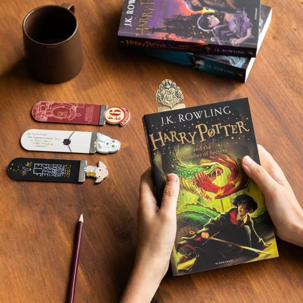 Harry Potter-bogmærkesæt med 4, perfekt til læsere