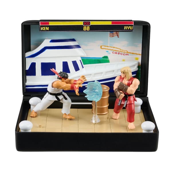 Street Fighter Mega Drive Diorama Displaymodell