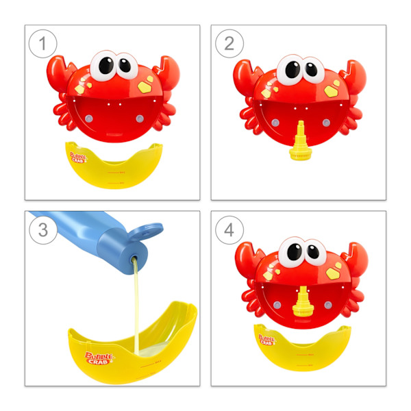 Badekar legetøj krabbe