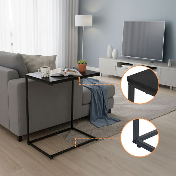 C-formet sidebord – Pladsbesparende, industrielt design