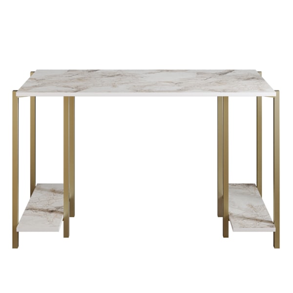 Study Desk Reader - Hvid, Guld