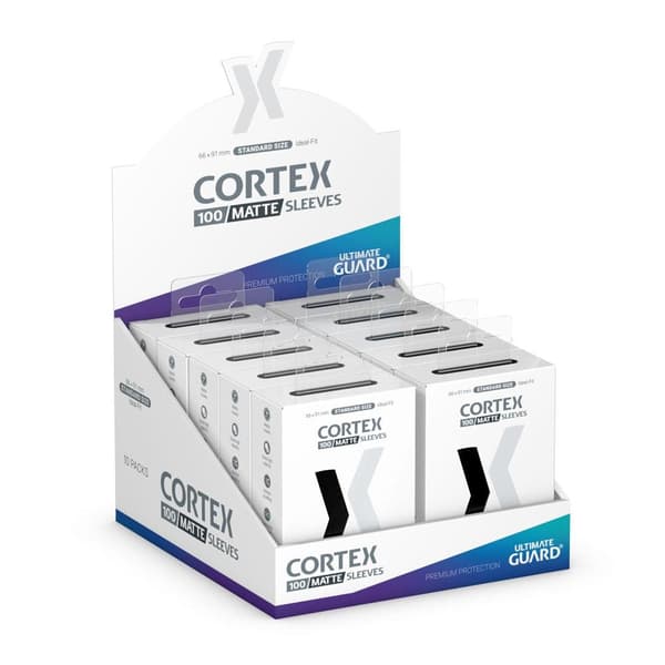 Ultimate Guard Cortex Sleeves -standardikokoinen mattamusta (100)