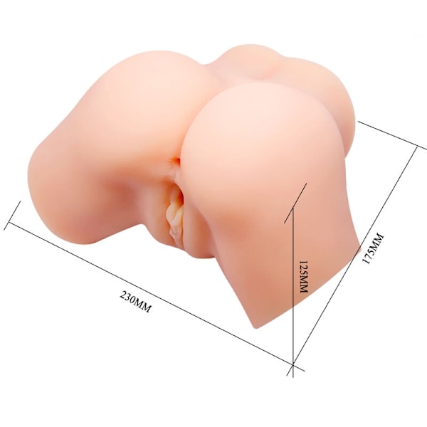 Crazy Bull - Realistisk vagina og anus Samantha Vibrator