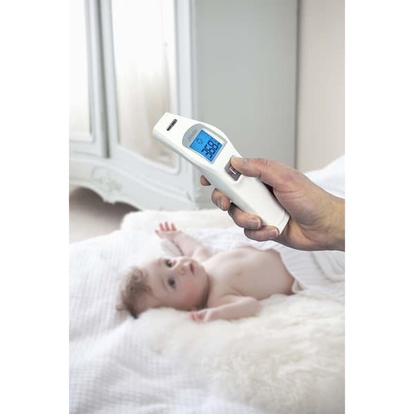 Infraröd panntermometer, snabb och noggrann, vit
