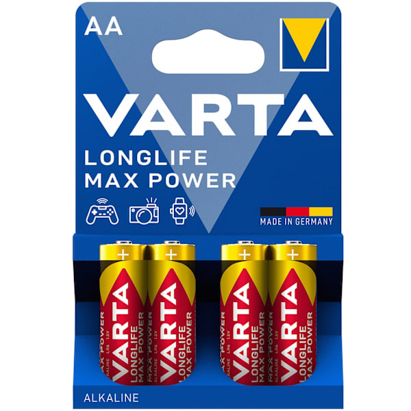 Longlife Max Power AA / LR6 batteri 4-pak