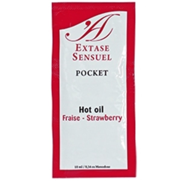 Extase Sensual - Jordbærstimulerende olie 10 Ml