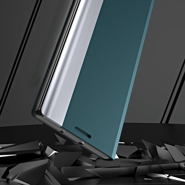 Fodral med flik och stativ för Xiaomi Redmi 11A / Poco C55 / Redmi 12C Sleep Case Pro svart