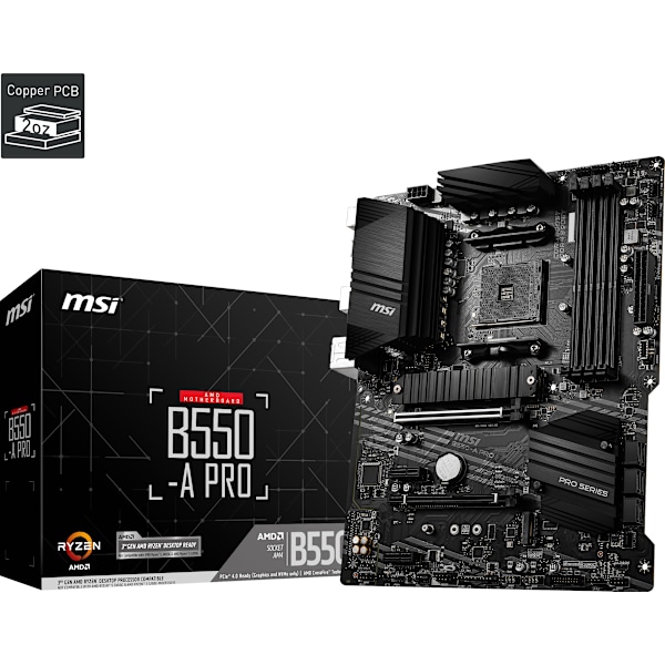 MSI B550-A PRO AM4 ATX bundkort