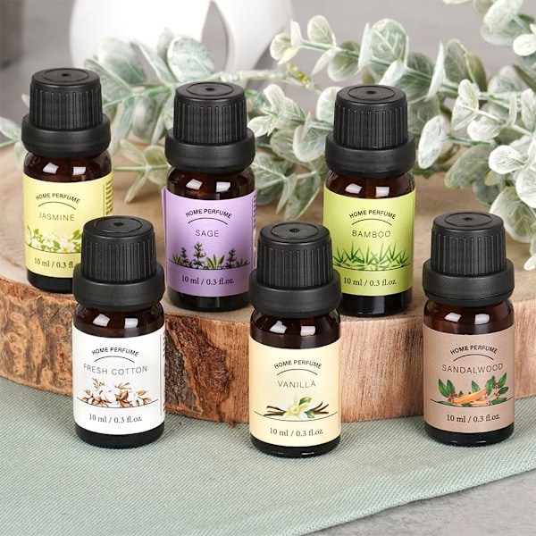 Set eteriska oljor 10 ml 6 st.