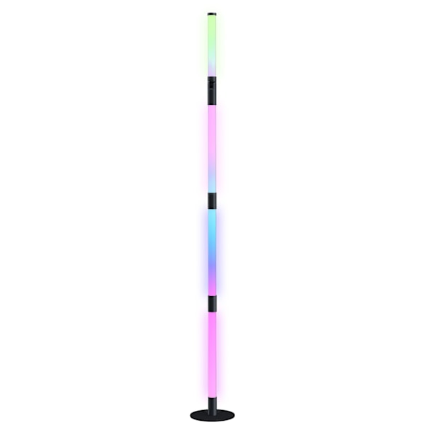 LED gulvlampe stue gulvlampe med fjernbetjening, app kontrol, dæmpbar gulvlampe med timer, musiksynkronisering, gulvlampe med scene modes, til sovevær