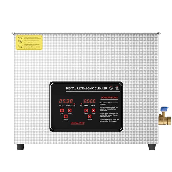 Ultralydsrenser 15L, 40kHz, timer og varmelegeme