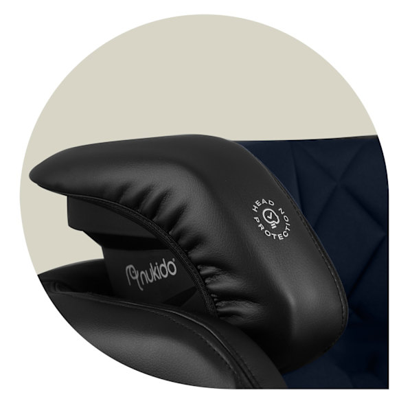 Turvaistuin Nukido Louis musta ja laivastonsininen 15-36 kg ISOFIX