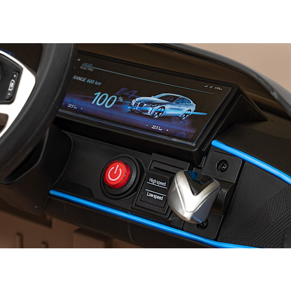 Sähkökäyttöinen auto kaukosäätimellä, LED-valot, MP3, Bluetooth