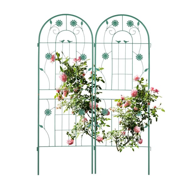 Spaljé 150 cm set om 2 gröna