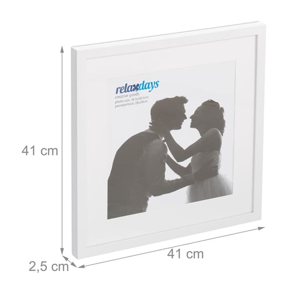 Tavelram 38,5 x 38,5 cm Set med 2 st