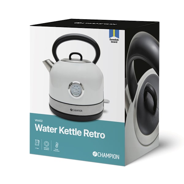 Kedel Retro 1,7L VK402 Creme hvid