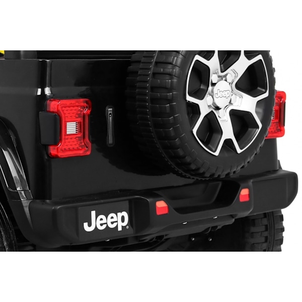 12V Jeep Wrangler Ride-On med LED-lys og MP3-afspiller