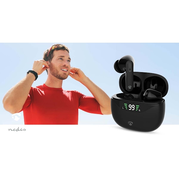 Täysin langaton Kuulokkeet | ANC (Active Noise Cancelling) | Bluetooth® | Suurin akun toistoaika: 30 tuntia | Kosteusohjaus | Latauskotelo | Langaton