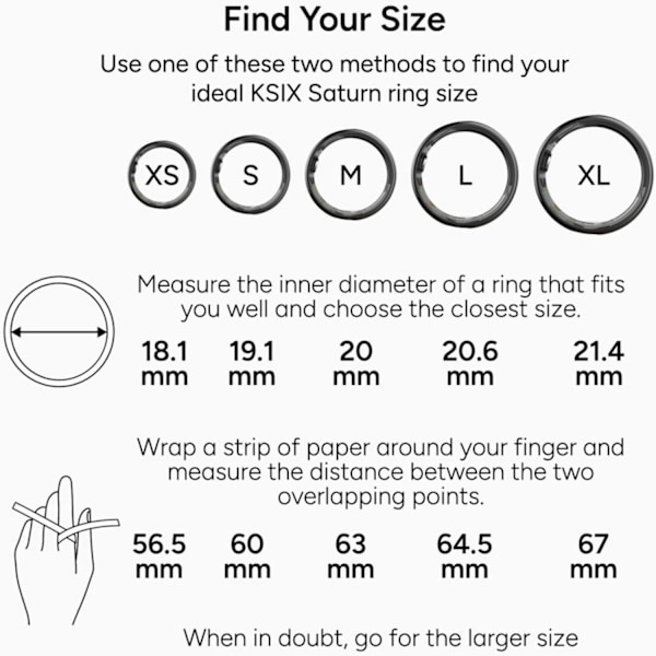 Smart Ring Saturn - XS