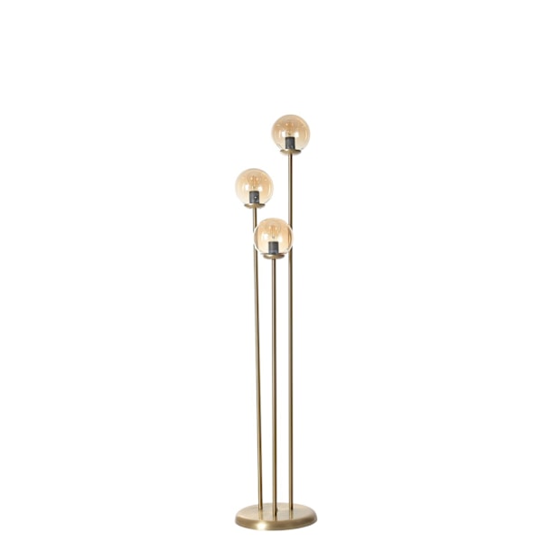 Gulvlampe Judy 3 Lü Eskitme Bal Camlı Lambader