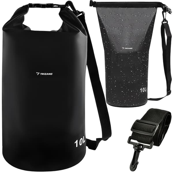 Vandtæt taske 10L sort 23565