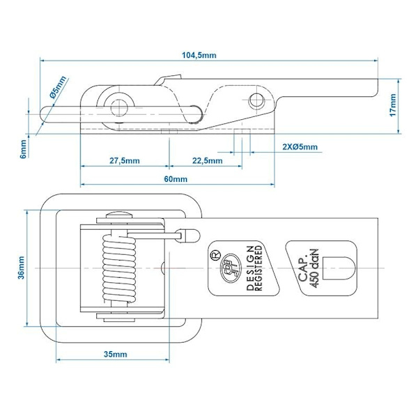 Släpspärr SPP ZBN-06