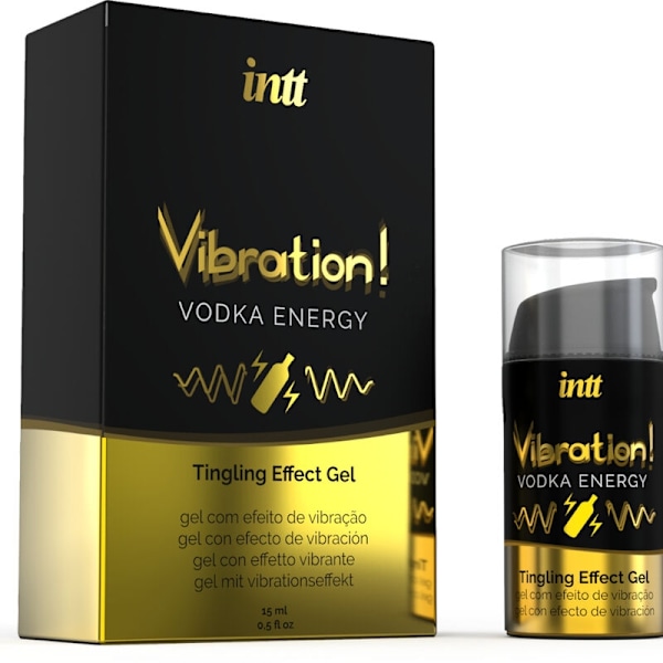 Intt - Kraftig Intim Stimulerende Flydende Vibrerende Gel Vodka 15Ml