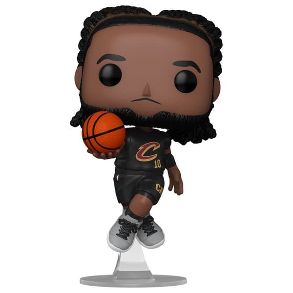 NBA Darius Garland Pop Figur - samlerlegetøj, 4-tommer størrelse