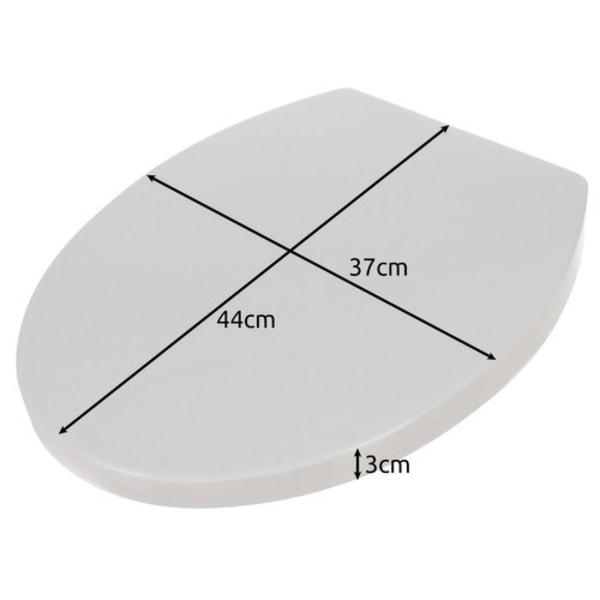 Mjukstängande toalettsits Ruhhy 24547