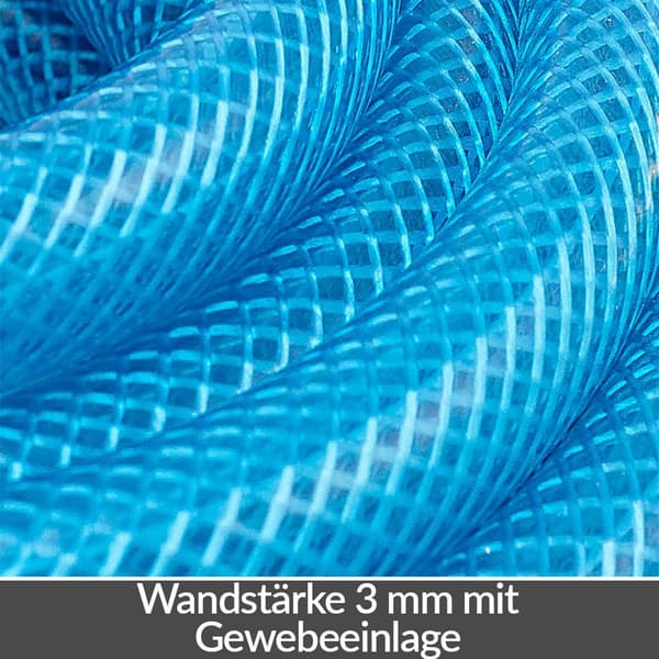 Tryckluftsslang 1/4" x 20m, 15 bar, slitstarkt gummi, böjfri