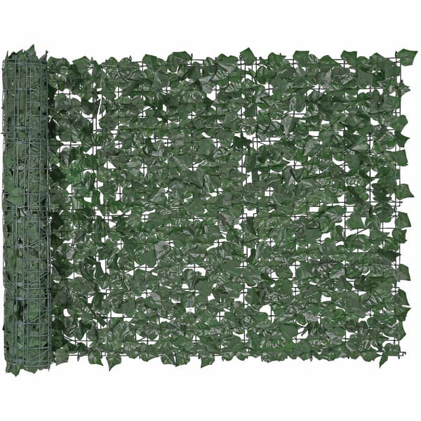 Staket av konstgjord murgröna, 1 x 2,5 m
