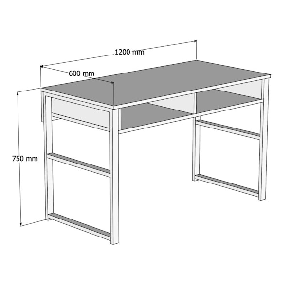 Studiebord Misto - Hvid