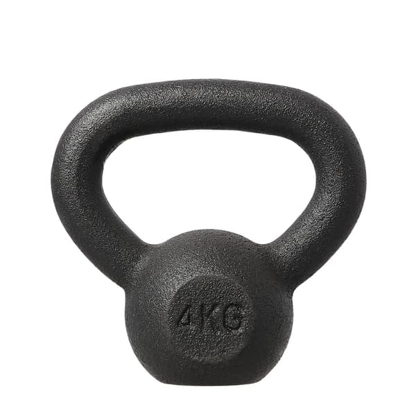 Gjutjärn Kettlebell, 4 kg Vikt