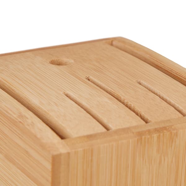 Omonterat knivblock i bambu