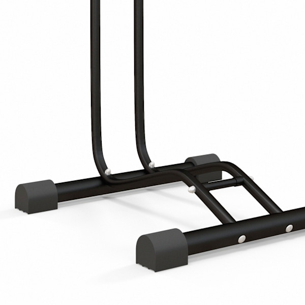Cykelstativ, lodret vandret cykelstativ, stativ, vejrbestandig, 45 x 44 x 118 cm, metal
