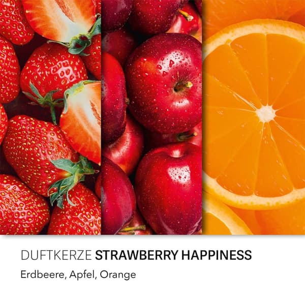 Frugtduftlys i glaskrukke, gaveæske