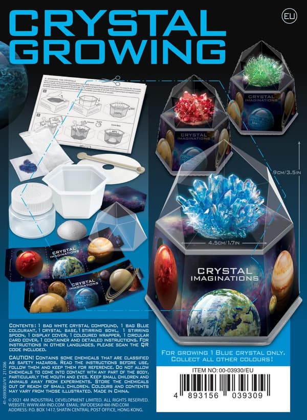 4M Diy Set Crystal Imaginations Blue