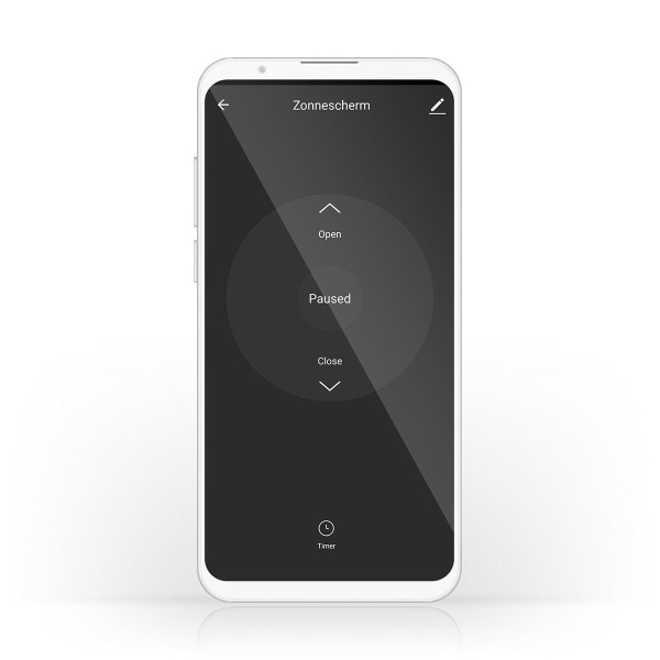SmartLife Vægkontakt | Wi-Fi | Gardin / Lukker / Solskærm | Vægbeslag | 300 W | Android™ / IOS | Glas | Hvid