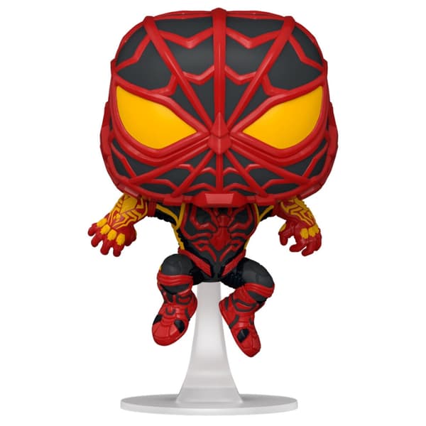 POP-figur Marvel Spiderman Miles Morales S.T.R.I.K.E.-dragt