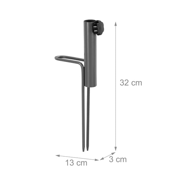 Parasol Spike, harmaa