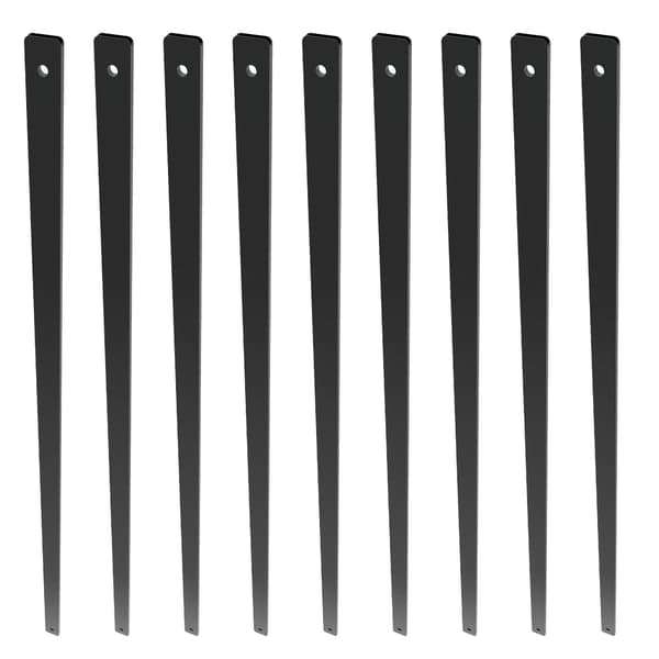 Trappbalkar, 91 cm platt aluminium, 72-pack