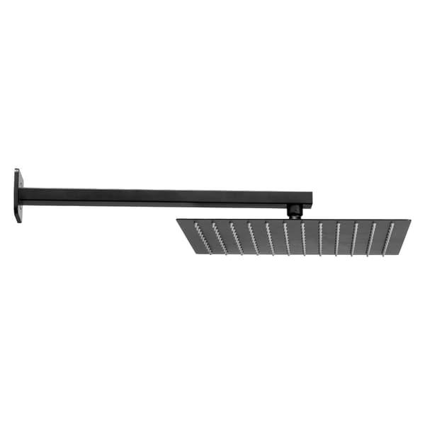 Regnbrusersystem, 30 cm firkantet hoved, håndholdt, matsort