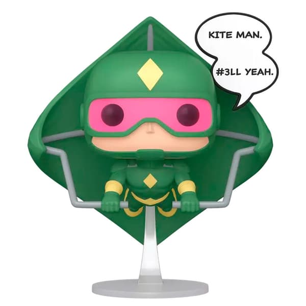 Deluxe DC Comics Kite Man Figur med Harley Quinn Design