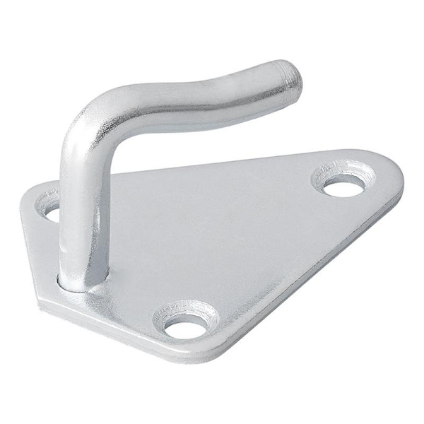 Köysikoukku metallia 40x45mm hitsattu 10 kappaletta läpipainopakkauksessa